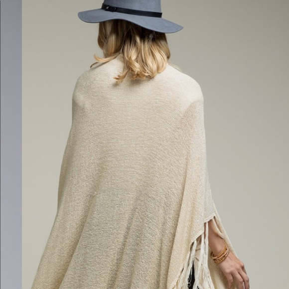 Boho Waffle Knit Fringe Kimono - Picture 10 of 12
